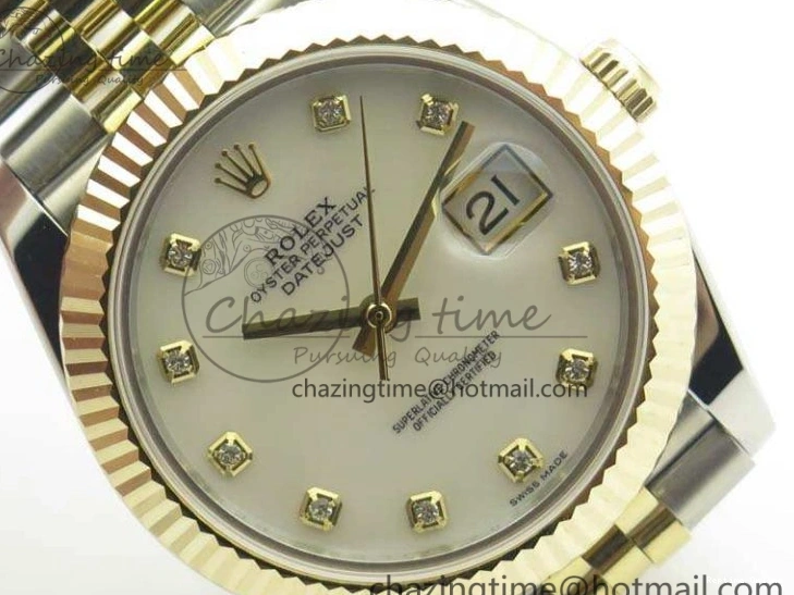 0210 DateJust II 41mm 14K YG Wrapped BP Maker Best Edition White MOP Dial On Jubilee Bracelet A Versatile 3476